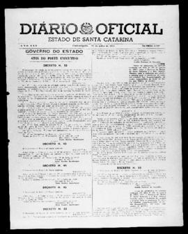 Diário Oficial do Estado de Santa Catarina. Ano 25. N° 6132 de 21/07/1958