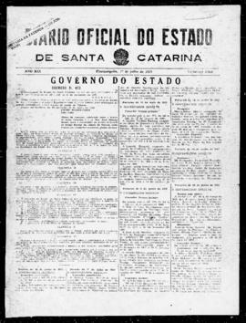 Diário Oficial do Estado de Santa Catarina. Ano 19. N° 4688 de 01/07/1952