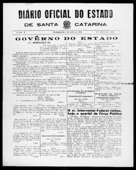 Diário Oficial do Estado de Santa Catarina. Ano 5. N° 1248 de 09/07/1938