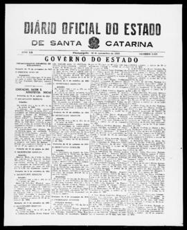 Diário Oficial do Estado de Santa Catarina. Ano 20. N° 5025 de 20/11/1953