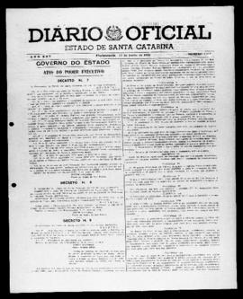 Diário Oficial do Estado de Santa Catarina. Ano 25. N° 6110 de 13/06/1958