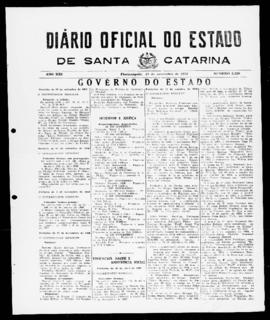 Diário Oficial do Estado de Santa Catarina. Ano 21. N° 5259 de 19/11/1954