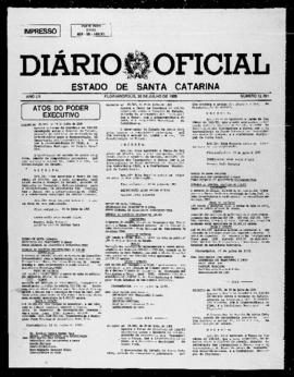Diário Oficial do Estado de Santa Catarina. Ano 52. N° 12761 de 30/07/1985