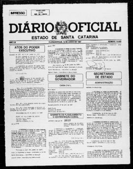 Diário Oficial do Estado de Santa Catarina. Ano 53. N° 13225 de 12/06/1987