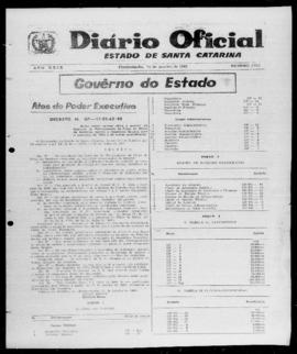 Diário Oficial do Estado de Santa Catarina. Ano 29. N° 7215 de 21/01/1963