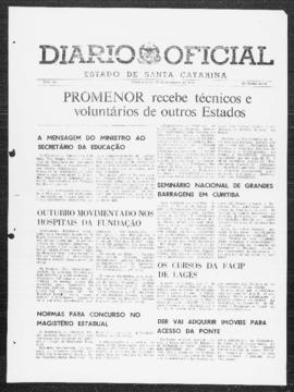 Diário Oficial do Estado de Santa Catarina. Ano 40. N° 10126 de 29/11/1974