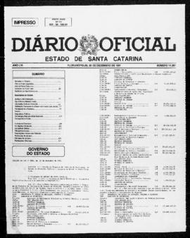 Diário Oficial do Estado de Santa Catarina. Ano 56. N° 14351 de 30/12/1991