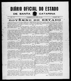 Diário Oficial do Estado de Santa Catarina. Ano 6. N° 1692 de 29/01/1940