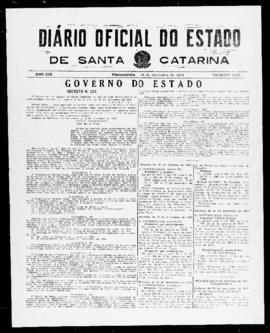 Diário Oficial do Estado de Santa Catarina. Ano 19. N° 4785 de 18/11/1952