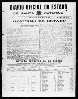 Diário Oficial do Estado de Santa Catarina. Ano 5. N° 1174 de 31/03/1938