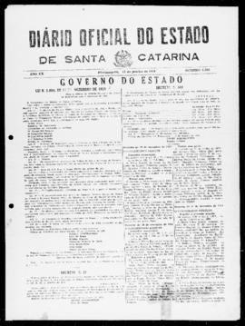 Diário Oficial do Estado de Santa Catarina. Ano 20. N° 5058 de 15/01/1954