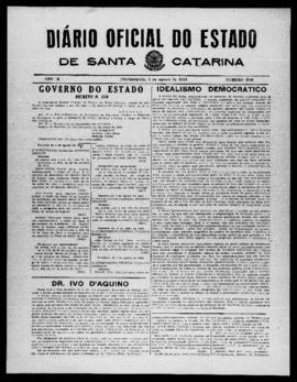 Diário Oficial do Estado de Santa Catarina. Ano 10. N° 2556 de 05/08/1943