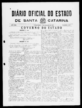 Diário Oficial do Estado de Santa Catarina. Ano 21. N° 5217 de 17/09/1954