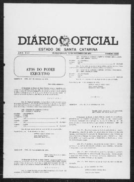 Diário Oficial do Estado de Santa Catarina. Ano 41. N° 10609 de 12/11/1976