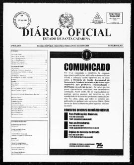 Diário Oficial do Estado de Santa Catarina. Ano 74. N° 18363 de 19/05/2008
