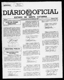 Diário Oficial do Estado de Santa Catarina. Ano 53. N° 13341 de 30/11/1987