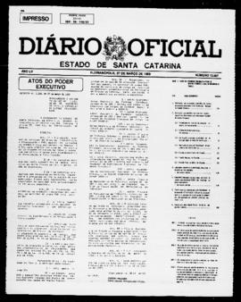 Diário Oficial do Estado de Santa Catarina. Ano 55. N° 13667 de 27/03/1989