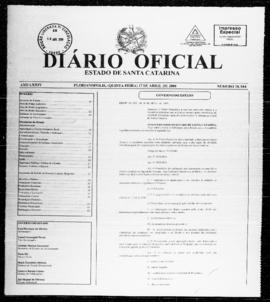 Diário Oficial do Estado de Santa Catarina. Ano 74. N° 18344 de 17/04/2008