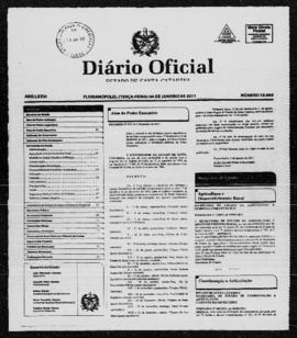 Diário Oficial do Estado de Santa Catarina. Ano 76. N° 18999 de 04/01/2011. Parte 1