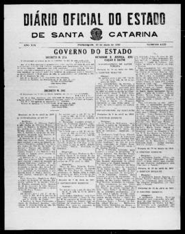 Diário Oficial do Estado de Santa Catarina. Ano 19. N° 4659 de 19/05/1952