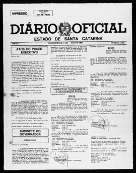 Diário Oficial do Estado de Santa Catarina. Ano 53. N° 13201 de 11/05/1987