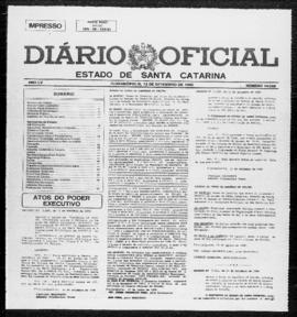 Diário Oficial do Estado de Santa Catarina. Ano 55. N° 14029 de 12/09/1990