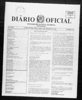 Diário Oficial do Estado de Santa Catarina. Ano 71. N° 17477 de 14/09/2004