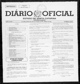 Diário Oficial do Estado de Santa Catarina. Ano 68. N° 16644 de 20/04/2001
