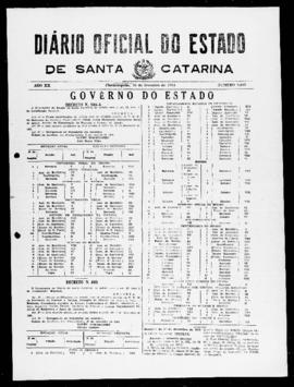 Diário Oficial do Estado de Santa Catarina. Ano 20. N° 5085 de 26/02/1954