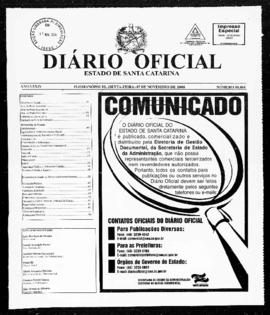 Diário Oficial do Estado de Santa Catarina. Ano 74. N° 18484 de 07/11/2008