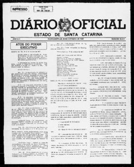 Diário Oficial do Estado de Santa Catarina. Ano 53. N° 13317 de 23/10/1987
