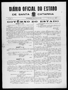 Diário Oficial do Estado de Santa Catarina. Ano 5. N° 1290 de 30/08/1938