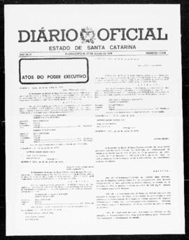 Diário Oficial do Estado de Santa Catarina. Ano 43. N° 11034 de 27/07/1978