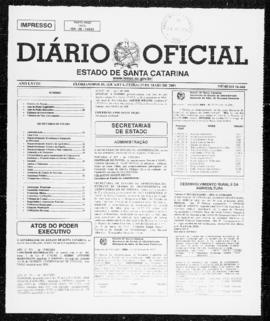 Diário Oficial do Estado de Santa Catarina. Ano 68. N° 16666 de 23/05/2001