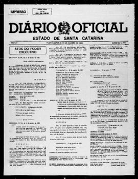 Diário Oficial do Estado de Santa Catarina. Ano 52. N° 12771 de 14/08/1985