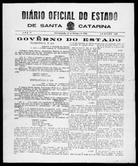 Diário Oficial do Estado de Santa Catarina. Ano 5. N° 1328 de 15/10/1938