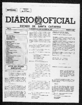 Diário Oficial do Estado de Santa Catarina. Ano 55. N° 14080 de 28/11/1990