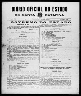 Diário Oficial do Estado de Santa Catarina. Ano 7. N° 1725 de 19/03/1940
