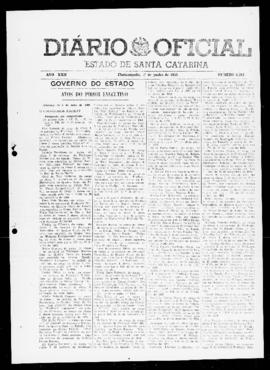 Diário Oficial do Estado de Santa Catarina. Ano 22. N° 5381 de 01/06/1955