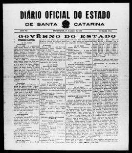 Diário Oficial do Estado de Santa Catarina. Ano 7. N° 1785 de 17/06/1940