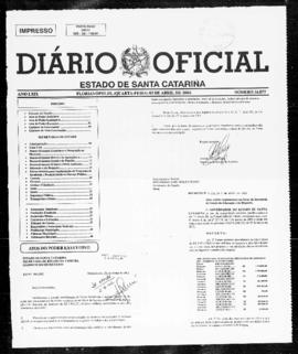 Diário Oficial do Estado de Santa Catarina. Ano 69. N° 16877 de 03/04/2002