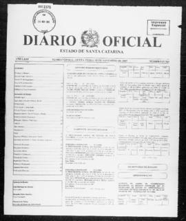 Diário Oficial do Estado de Santa Catarina. Ano 71. N° 17763 de 18/11/2005