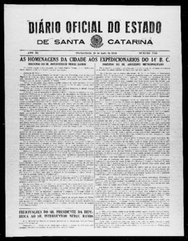 Diário Oficial do Estado de Santa Catarina. Ano 11. N° 2733 de 10/05/1944