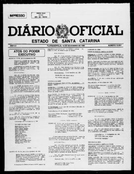 Diário Oficial do Estado de Santa Catarina. Ano 52. N° 12857 de 16/12/1985