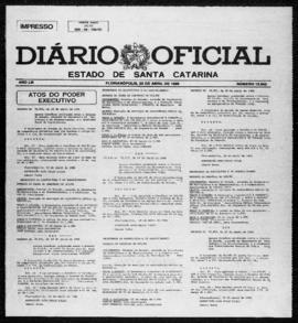Diário Oficial do Estado de Santa Catarina. Ano 53. N° 12943 de 25/04/1986