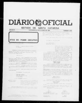 Diário Oficial do Estado de Santa Catarina. Ano 47. N° 11780 de 06/08/1981