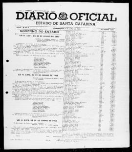 Diário Oficial do Estado de Santa Catarina. Ano 29. N° 7085 de 09/07/1962