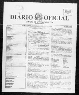 Diário Oficial do Estado de Santa Catarina. Ano 71. N° 17452 de 06/08/2004