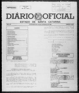 Diário Oficial do Estado de Santa Catarina. Ano 57. N° 14624 de 09/02/1993