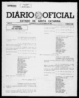 Diário Oficial do Estado de Santa Catarina. Ano 54. N° 13582 de 22/11/1988